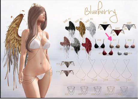 Second Life Marketplace - #11 Blueberry - Oakley - Common - Maitreya